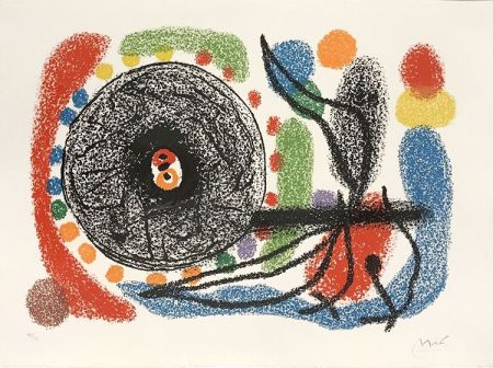 Litografia Miró - Le Lezard aux plumes d’or (The Lizard with Golden Feathers), Pl. 10