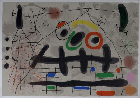 Litografia Miró - Le Lézard aux plumes d'or #3, 1971