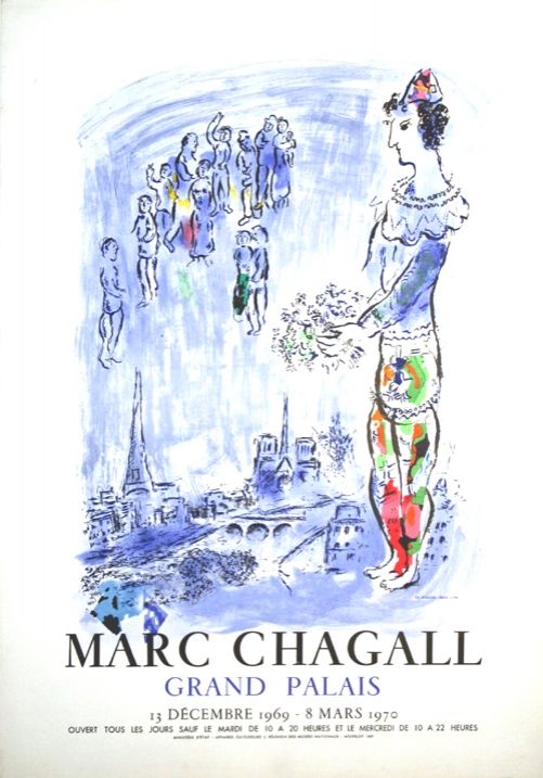 Litografia Chagall - Le Magicien