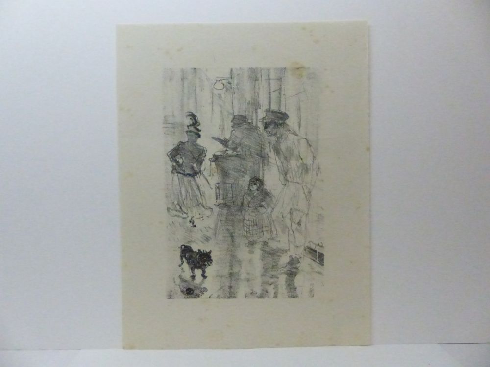 Litografia Toulouse-Lautrec - Le Marchand de marrons.