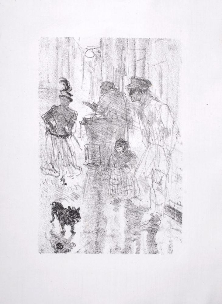 Litografia Toulouse-Lautrec - Le Marchand de marrons, 1925