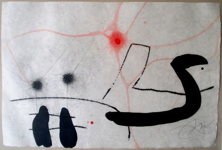 Acquatinta Miró - Le Marteau sans maitre