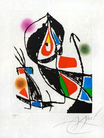 Acquaforte E Acquatinta Miró - Le Marteau Sans Maitre XXI (The Hammer Without a Master XXI), 1976