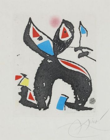 Acquaforte E Acquatinta Miró - Le marteau sans maître 