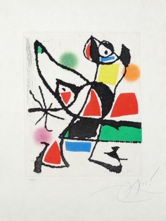 Acquaforte E Acquatinta Miró - Le marteau sans maître