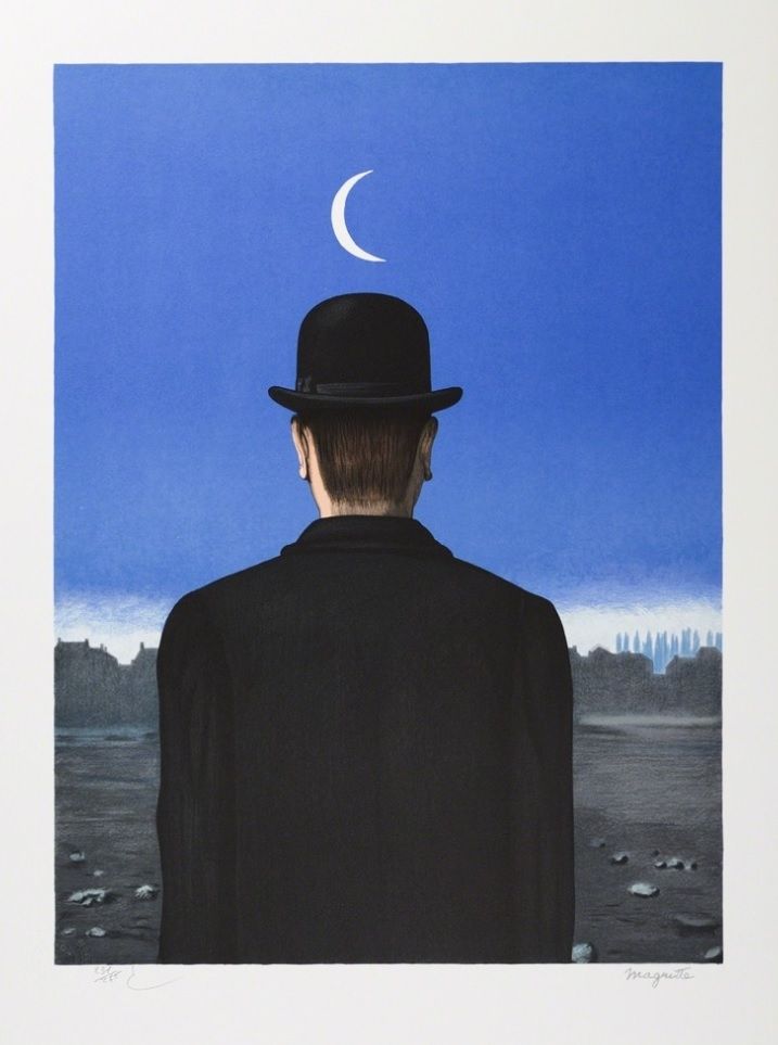 Litografia Magritte - Le Maître d'École