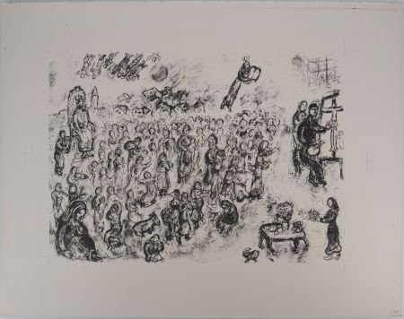 Litografia Chagall - Le monde de la Bible