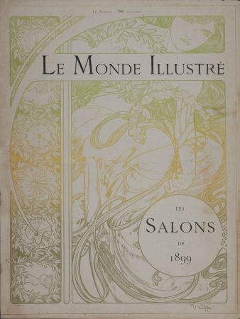 Litografia Mucha - Le Monde Illustré, 1899