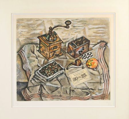 Acquaforte E Acquatinta Miró - Le moulin à café, 1954