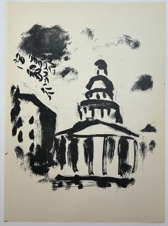 Litografia Chagall - Le Panthéon. 