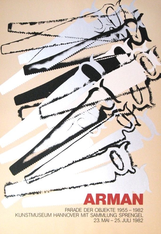Serigrafia Arman - '' Le Parade des Objets ''