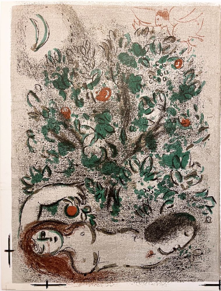 Litografia Chagall - LE PARADIS (II) (Dessins pour la Bible, 1960)