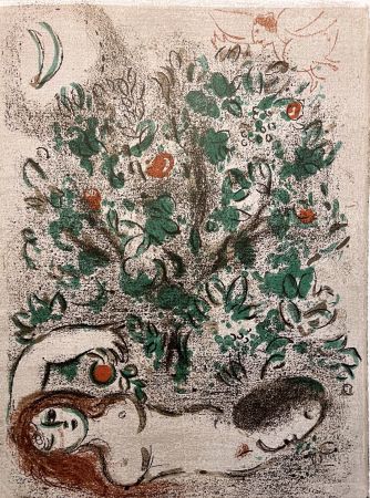 Litografia Chagall - LE PARADIS (II) (Dessins pour la Bible, 1960)