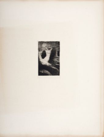 Incisione Redon - Le Passage d'une âme (Mellerio 21), 1920