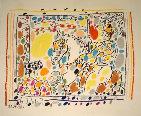 Litografia Picasso - Le picador II