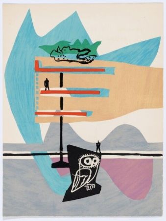Litografia Le Corbusier - Le poème de l'angle droit