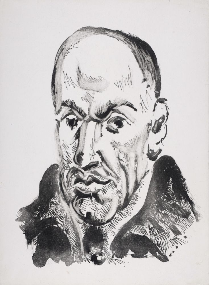 Acquatinta Picasso - Le Poète à un excellent peintre étranger qui faisait son portrait, 1947