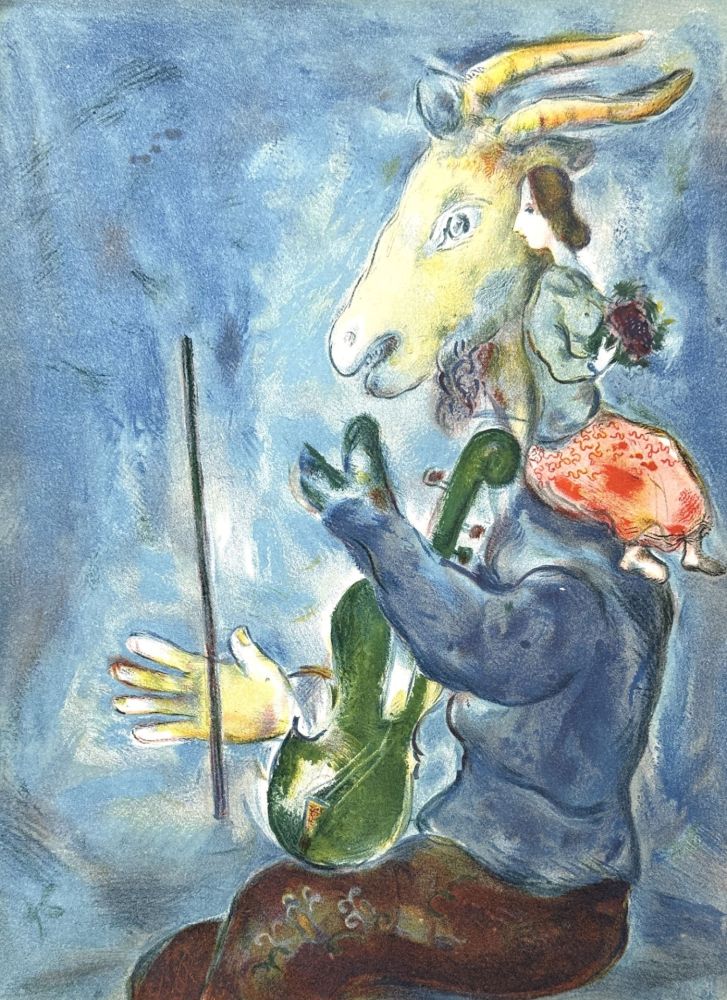Litografia Chagall - Le printemps
