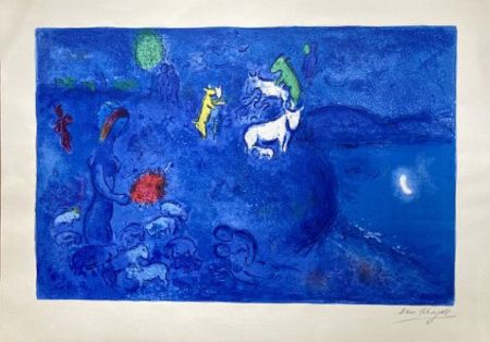 Litografia Chagall - LE PRINTEMPS. Épreuve signée (Daphnis & Chloé - 1961)