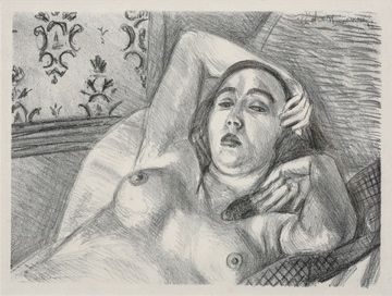 Litografia Matisse - Le repos du modele