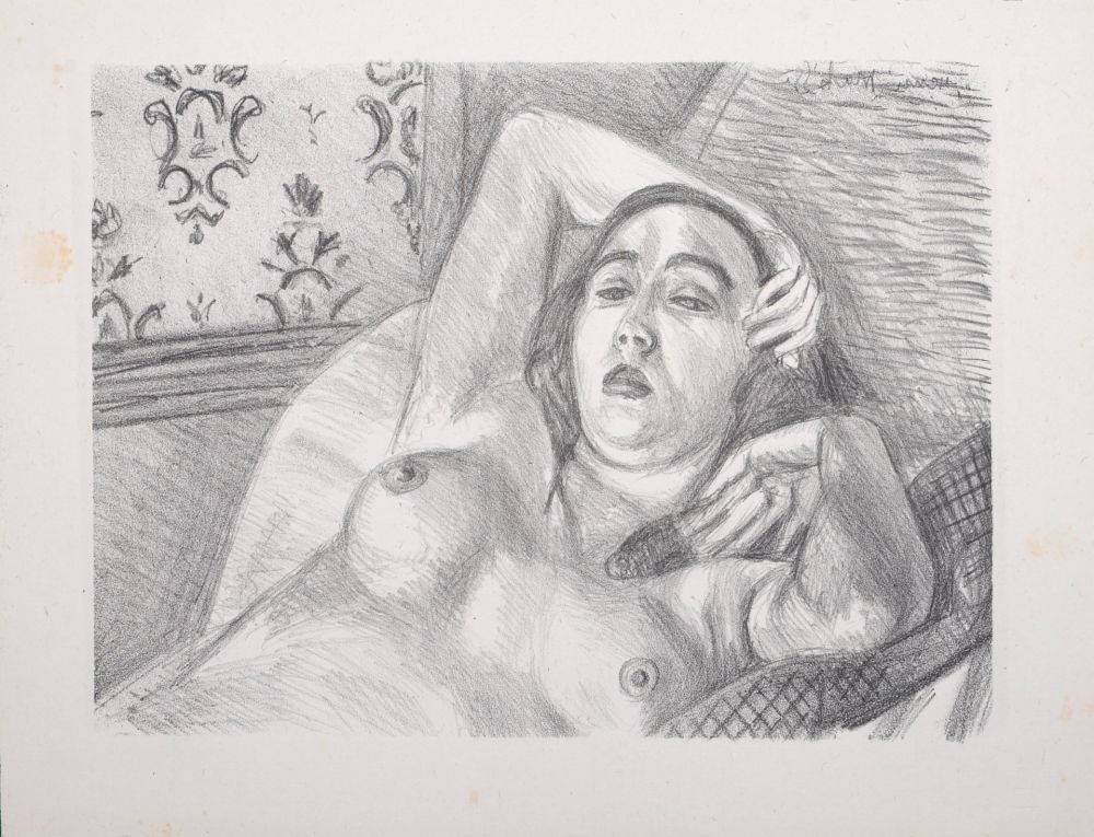 Litografia Matisse - Le repos du modèle, 1922
