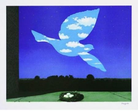 Litografia Magritte - Le retour, 1940