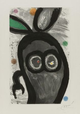 Acquaforte E Acquatinta Miró - Le Roi des lapins