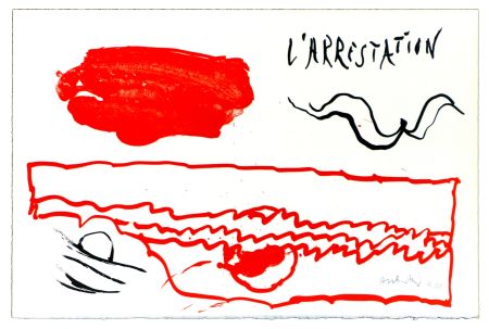 Litografia Alechinsky - Le rêve de l'ammonite 6
