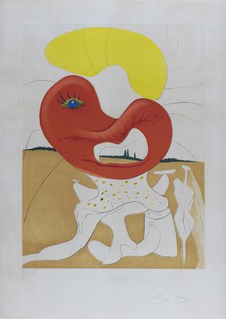 Acquaforte Dali - Le Sang du yin et du yang