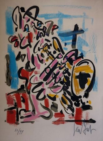 Litografia Paul  - Le Saxophoniste / The Saxophonist