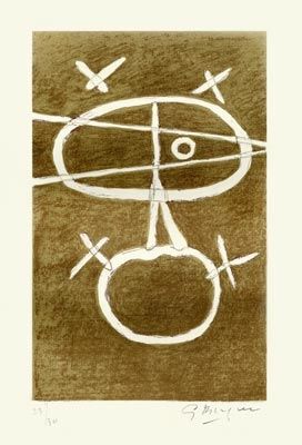 Litografia Braque - Le signe