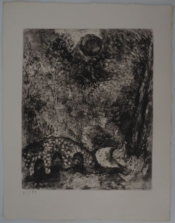 Incisione Chagall - Le soleil et les grenouilles