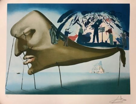 Litografia Dali - Le Sommeil a l' Orchestra