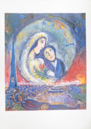 Litografia Chagall - Le songe