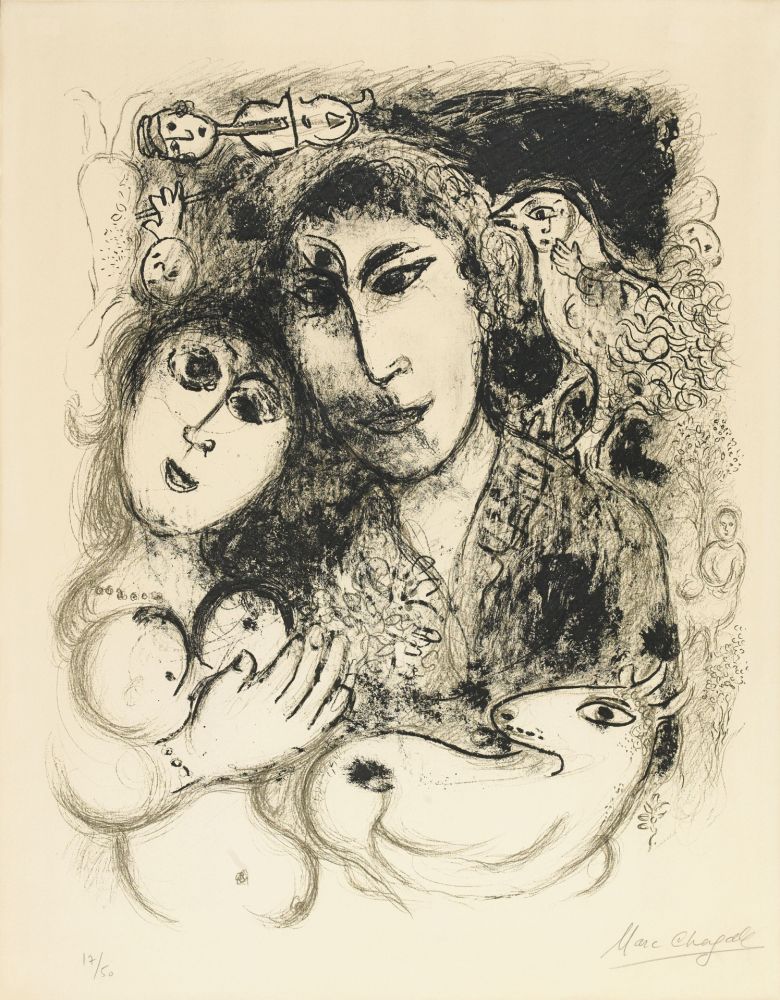 Litografia Chagall - Le sortilege