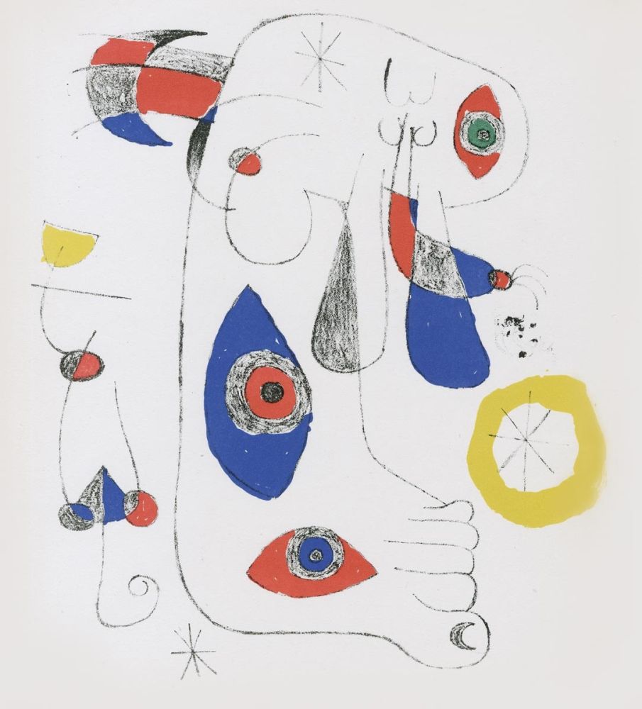 Litografia Miró - Le Surréalisme en 1947