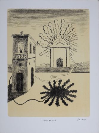 Litografia Chirico (De) - Le Temple du Soleil