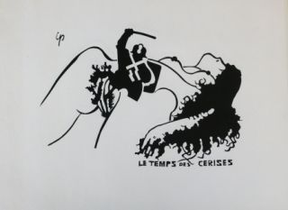 Litografia Ipousteguy - Le temps des cerises -  mai 1968