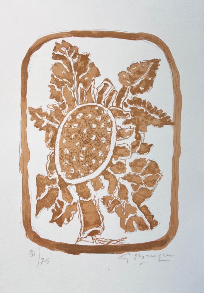 Litografia Braque - Le Tournesol 