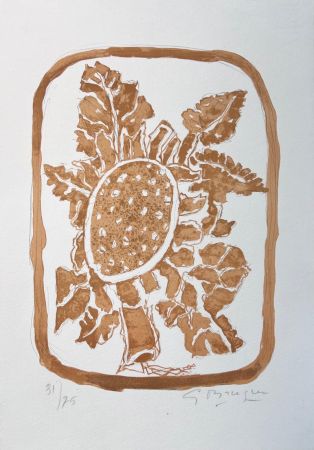 Litografia Braque - Le Tournesol 