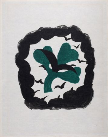 Litografia Braque - Le Trèfle, 1963