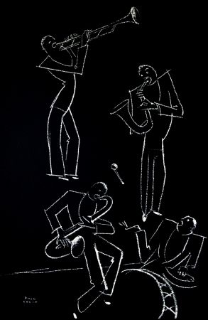 Litografia Colin - LE TUMULTE NOIR / BLACK THUNDER - 1927
