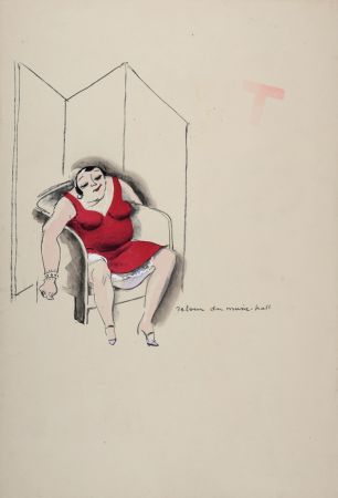 Litografia Colin - Le Tumulte Noir, C. 1927