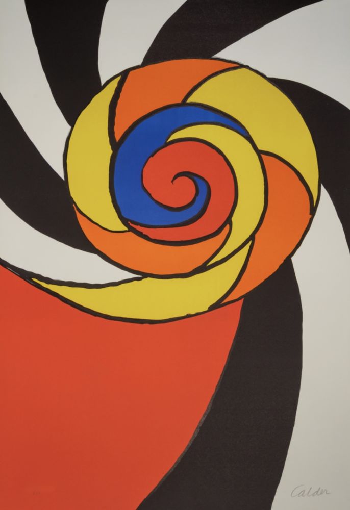 Litografia Calder - Le Turban