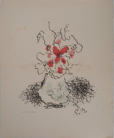 Litografia Braque - Le Vase