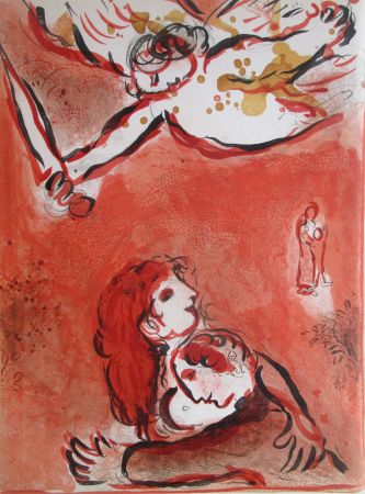Litografia Chagall - Le Visage d'Israel