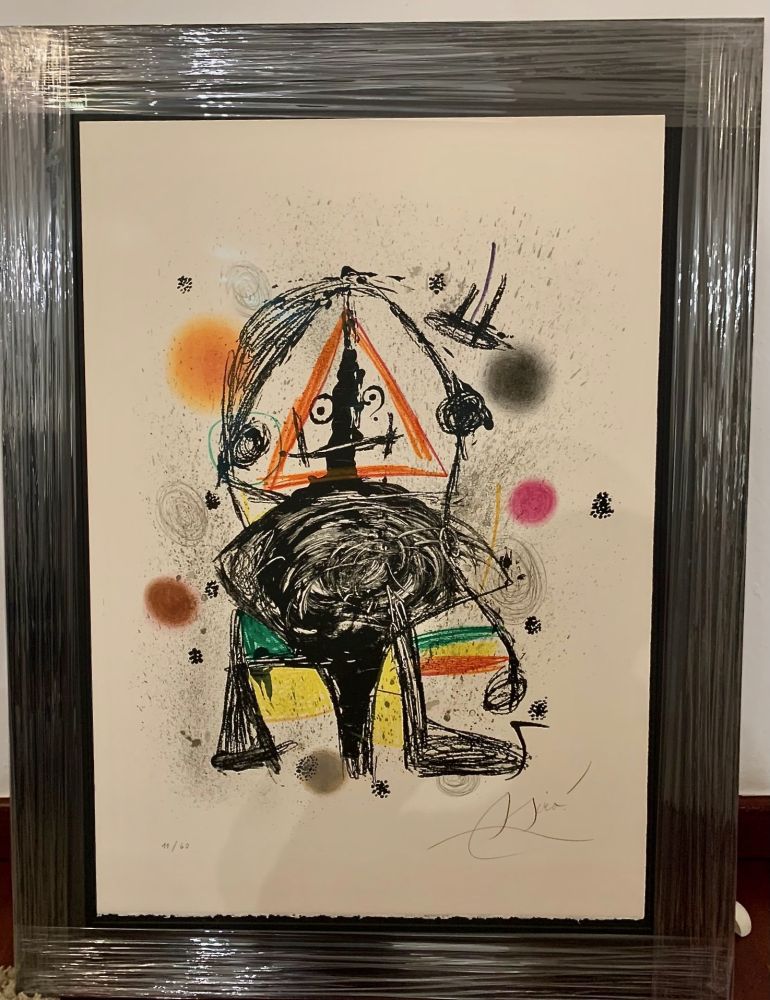 Litografia Miró - Le Volage