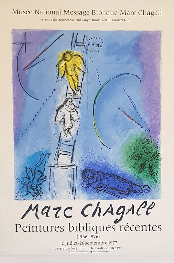 Litografia Chagall - L'Echele de Jacob