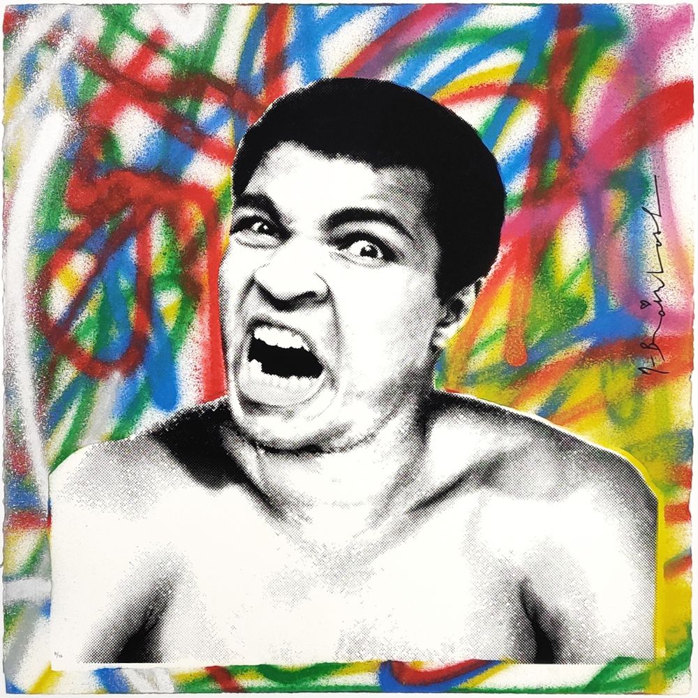 Serigrafia Mr. Brainwash - LEGENDARY ALI