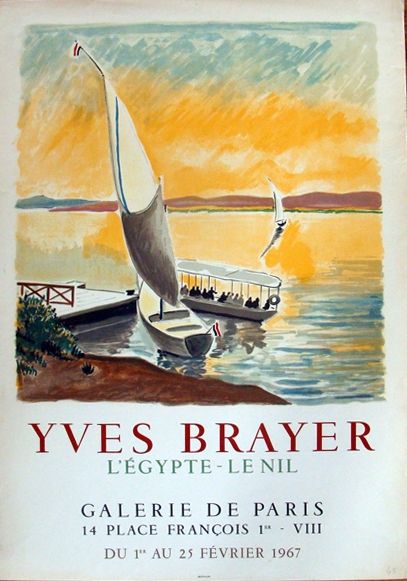 Manifesti Brayer - L'Egypte  Le Nil